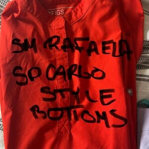 Figs Winning Red scrub set FreeX